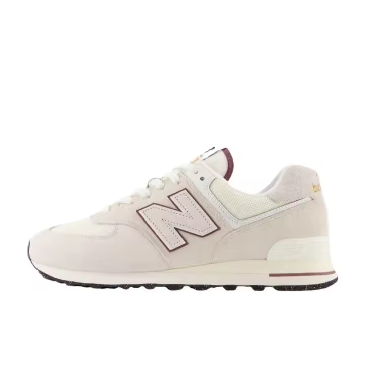 NUEVO NB 574 Beige Blanco Deportes Comodidad Antideslizante Amortiguado Casual Zapatos para correr para hombres y mujeres Zapatos de trabajo. - 1