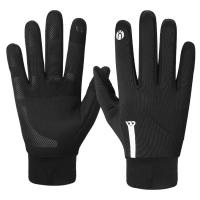 Toucreen-guantes reflectantes antideslizantes para bicicleta, manoplas cálidas a prueba de viento para entrenamiento, esquí, clima frío, Invierno - details 0