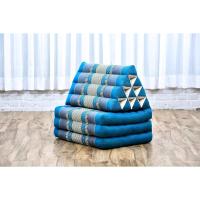 Cómodo Colchón De Suelo con Cojín De Lectura, Futón Japonés, Cama Plegable O Esterilla De Masaje Tailandés, 170 x 53 cm, Azul Claro - details 5