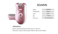 Kemei-depiladora compacta 2 en 1 para mujer, depiladora sin cable, en seco y húmedo, con recortadora de vello corporal para Bikini, afeitadora para mujer - details 5