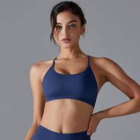 Sujetador deportivo cruzado, top sexy transpirable de secado rápido, sujetador de entrenamiento sin mangas para gimnasio - details 19