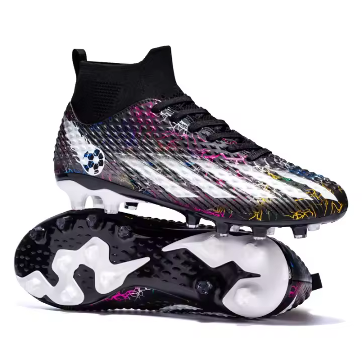 Botas de Fútbol Profesionales para Hombres Zapatos FG/TF con Tacones Altos para Pequeños Niños - 1