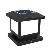 Luz de Poste Solar LED para Exteriores Luz de Punta de Montaje en Pared para Jardín Pasos Luz de Puerta de Corridor de Edificio - details 7