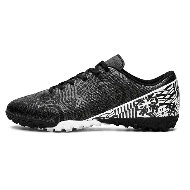 Zapatos Deportivos bajos para hombre, calzado de fútbol para césped al aire libre, color negro - 1