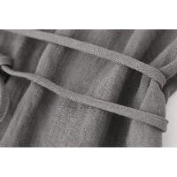 Conjunto de moda para mujer, camisetas holgadas con cordones y pantalones elásticos de cintura alta - details 15