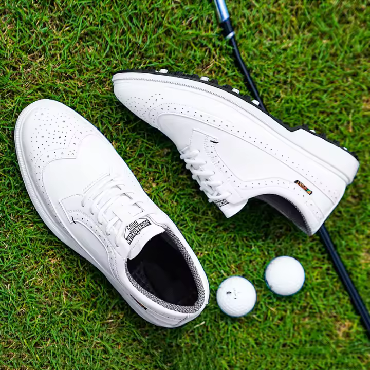 Zapatos de golf de gran tamaño estilo británico zapatos deportivos casuales ligeros y resistentes al desgaste - 1