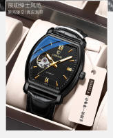 Reloj mecánico de alta gama para hombres, reloj hueco cuadrado de moda automático, reloj mecánico impermeable para hombres - details 3