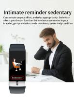 Reloj inteligente E66 para hombre, pulsera deportiva resistente al agua, ECG, PPG, frecuencia cardíaca, oxígeno en sangre, adecuado para IOS - details 15