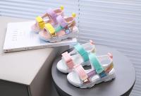 Sandalias deportivas con dedos abiertos para niños y niñas, zapatos antideslizantes versátiles a juego de colores, informales de malla, novedad de verano - details 1