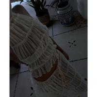 Conjunto de Dos Piezas para Mujer Verano 2025 TOP Cruzado con Espalda Descubierta y Falda Larga Fluida Estilo Y2K para Playa, Fiestas o Looks Diarios Tejido Transpirable y Exclusivo en Miravia - details 9