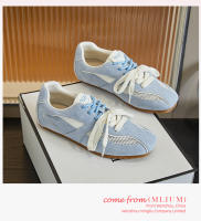 Plantillas de piel de cerdo zapatos retro de entrenamiento alemanes nuevos zapatos de mujer casual versátil cuero Forrest Gump zapatos - details 19