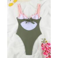 Traje de baño de una pieza, Bikini para mujer, nuevo estilo, traje de baño empalmado, diseño integrado, traje de baño cómodo y elegante - details 9