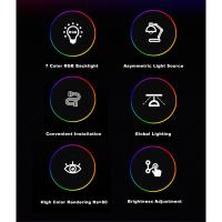 Nueva pantalla colgante juego de luz atmósfera colorida luz asimétrica protección ocular monitor escritorio de trabajo luz de relleno luz de computadora - details 17