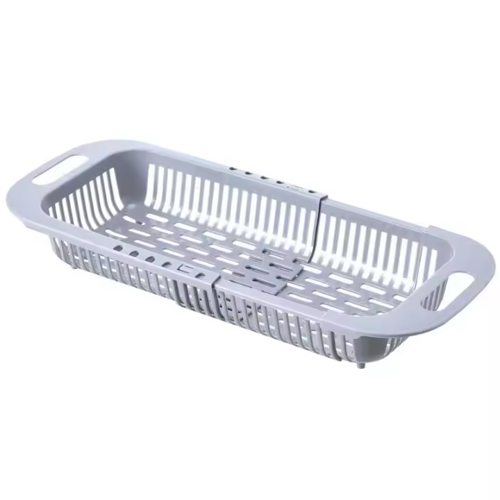 Fregadero Retráctil Multifuncional Cesta de Cocina para Lavar Frutas y Verduras - 1