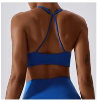 Sujetador Deportivo de Espalda Cruzada para Mujeres Top Deportivo de Yoga y Gimnasio Fitness Material de Nylon Transpirable y Hermoso - details 12