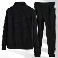 Sandalias casuales de manga larga para hombre, conjunto de 2 piezas con ropa deportiva completa para correr - details 2