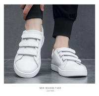 Novedad verano 2025, zapatillas blancas para hombre, zapatos de moda, zapatos casuales de cuero para hombre, zapatos de moda que combinan con todo, zapatos casuales. - details 5