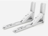KAK-soportes de estante plegables de 2 piezas, acero inoxidable, 8-14 pulgadas, soporte de estante plegable resistente para mesa, ahorro de espacio, Hardware de bricolaje - details 8
