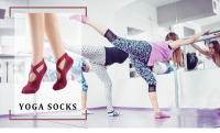 UG Calcetines de Pilates para Mujeres Antideslizantes, Transpirables, Diseño Sin Espalda, Adecuados para Ballet, Danza, Gimnasio Fitness - details 0