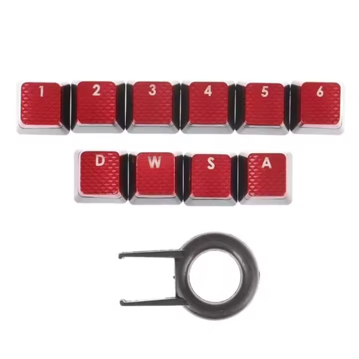 Juego de teclas personalizables, 10 Uds. Para teclados Nical para juegos K70 RGB K95 K90 K63 K65, teclas antideslizantes - 1