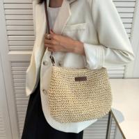 Bolso de hombro tejido cruzado de moda para mujer - details 10