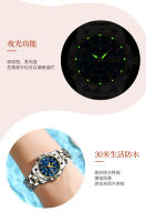 Reloj de cuarzo para mujer nuevo suizo reloj de mujer con calendario luminoso a prueba de agua. - details 5