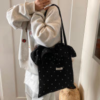 2025 nueva malla bolso de hombro hada viento hoja de loto borde bolso femenino gasa bolso de mano - details 3