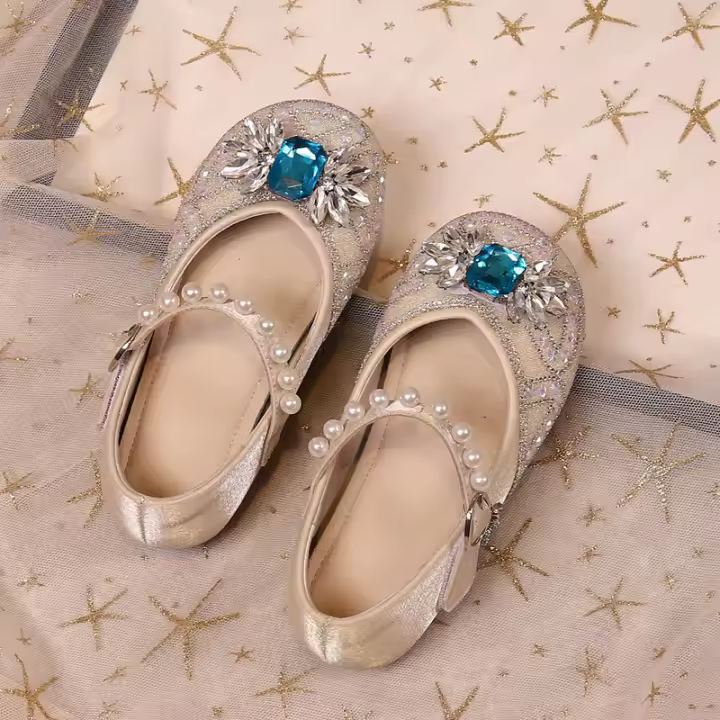 Nueva suela suave y cómoda para niña, zapatos de princesa para bebé, para la escuela primaria. - 1
