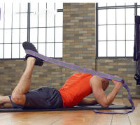 Correa de tracción para adultos y niños, banda elástica de resistencia para Yoga, baile latino, estiramiento, gimnasio - details 9