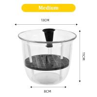 Maceta transparente de plástico con autorriego para jardín interior - details 10