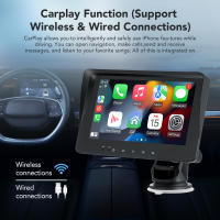 Reproductor multimedia de radio para coche Universal 7’ con Android Auto y Carplay inalámbrico de Gearelec para VW BMW Nissan Toyota - details 7