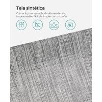 Silla de Sentado al Aire Libre Ajustable Plegable, 193 x 53 x 29 cm, Capacidad de 150 kg, con Parasol, reposacabezas, Respaldo - details 25