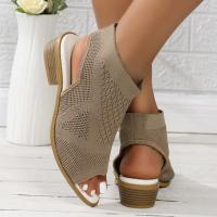 zapatos de sandalias de tacón bajo de verano para mujer - details 5