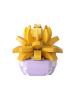 Micro particle building block simulation succulent small potted plant bouquet ornaments for children's assembled building block - details 14
