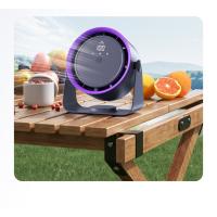 Nuevo ventilador de escritorio, carga con pantalla táctil digital, ventilador de circulación de aire, ventilador sin aspas montado en la pared de escritorio - details 17