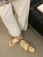 Diseño de nicho, medias zapatillas, zapatos de mujer, punta de moda, zapatillas frescas romanas de fondo plano para vacaciones - details 7