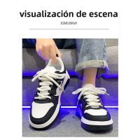 Nuevos Zapatos Transpirables, Pequeños Zapatos Blancos Versátiles, Zapatos De Tabla De Deportes Y Ocio Con Plataforma - details 1
