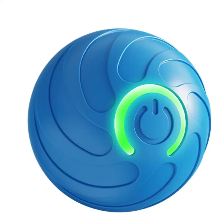 Juguete interactivo de pelota para gatos, juguetes de pelota rodante automática con luz LED, pelota giratoria inteligente activada por tacto para cachorros, pelota automática para gatos y perros - 1