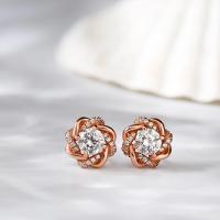 Pendientes de Moissanita de Plata Esterlina 925 Diseño de Nudo de Amor de 2 Quilates - details 6