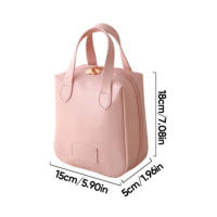 Bolsa de maquillaje portátil para mujer, bolsa de cosméticos de almacenamiento multicapa de mano, estuches de maquillaje - details 3