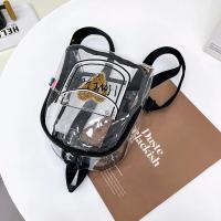 Mochila transparente de PVC portátil, bolso de gelatina de moda de estilo coreano de gran capacidad, bolso cruzado con corazón de amor para exteriores - details 5