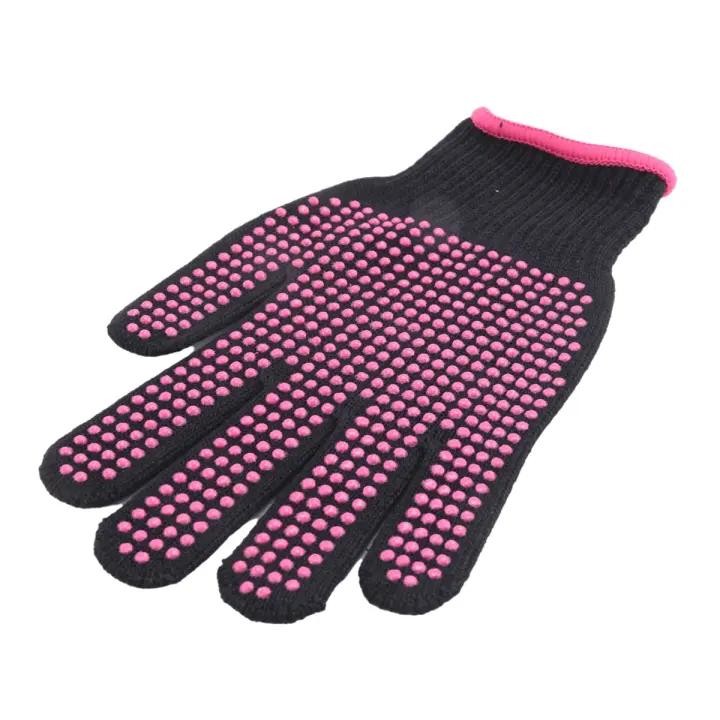 Alisador de pelo de doble cara, guantes de dedo resistentes al calor para peluquería, herramientas de peluquería, guantes de barbacoa al aire libre - 1
