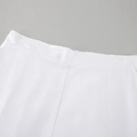 Conjunto de moda informal blanco con hombros descubiertos y pantalones, Top de tubo, ropa sencilla para ir al trabajo, novedad de verano, primavera - details 17