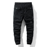 Pantalones Cargo cómodos informales para hombre, pantalones para correr de senderismo lisos y versátiles para otoño e invierno, nuevos pantalones deportivos elásticos con múltiples bolsillos para hombre - details 4