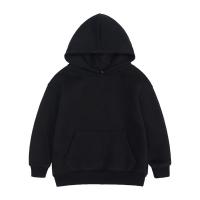 Sudadera con capucha gruesa de color sólido para niños, 95% algodón, 2 a 13 años, novedad - details 4