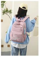 Mochila escolar ligera e impermeable para adolescentes, mochila de gran capacidad, ideal como mochila o regalo para escuela secundaria - details 3