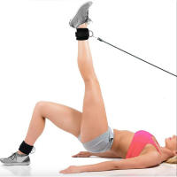 2Pc Ankle Straps for Cable Machines Padded Cuffs for Leg Exercise Workouts - details 1