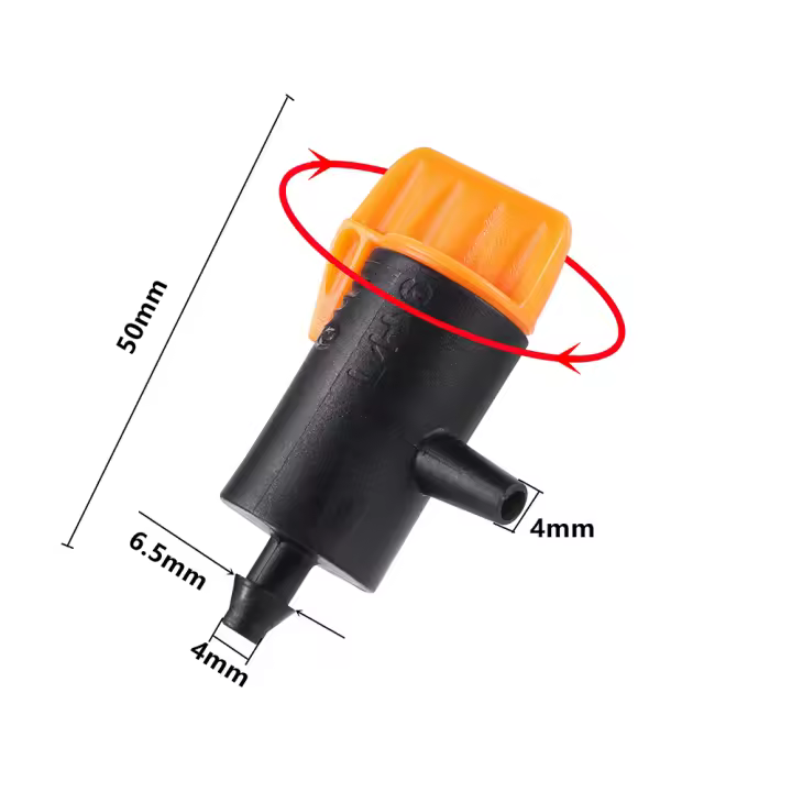 Gotero ajustable de 0 ~ 60L, 0 ~ 40L, regulador de riego para plantas de jardín, herramienta de riego por microgoteo - 1