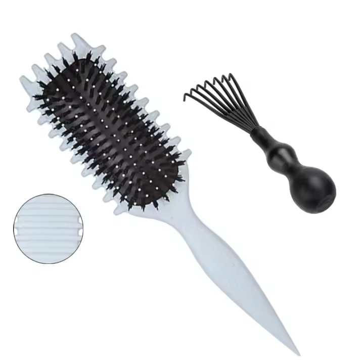 Cepillo de Desenredar Dulce Masaje del Cuero Cabelludo Peine para el Cabello con Garra de Limpieza - 1