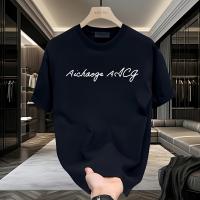 Camiseta de Verano de Algodón Puro de Alta Calidad Estilo Americano de Calle Mayor Corte Oversize - details 9